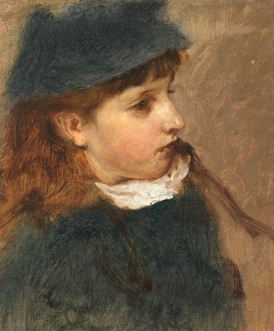 Study of a Young Girl by Edward John Gregory